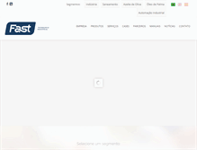 Tablet Screenshot of fastindustria.com.br
